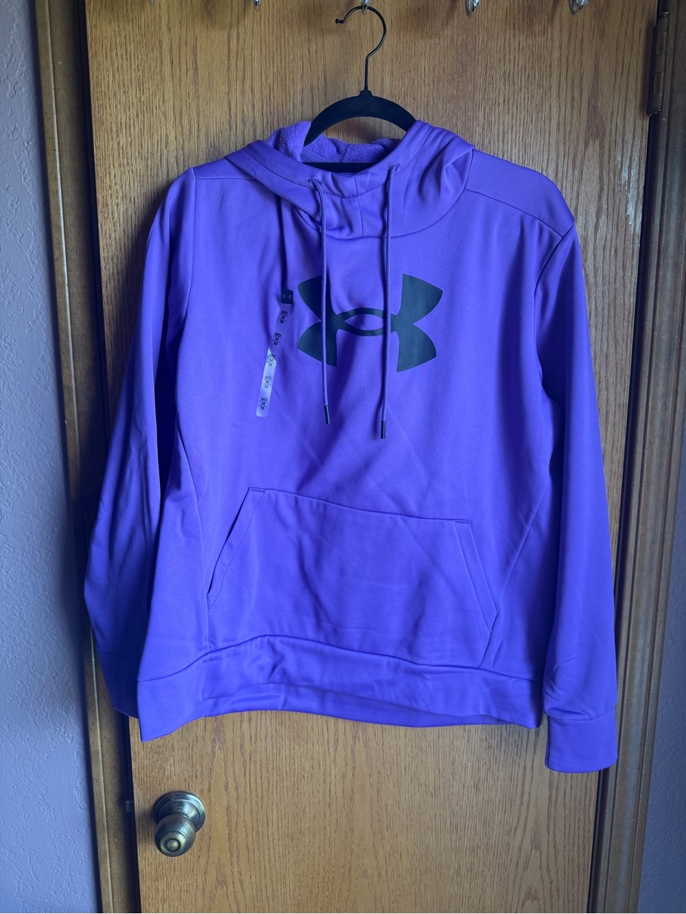 Under Armour Lavender Hoodie with Black Logo